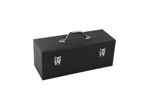 Portable Tool Box with Foldable Drawers Tool Organizer Tray and Handle Solid Metal Locking Latches