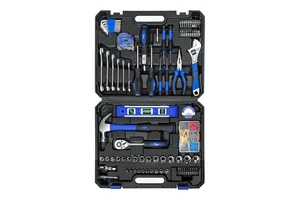 RTTOOL 87pcs New Design Household Tool Box Multi Repair Tool Kit Hand Tool Set