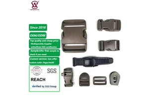 Top Quality Custom Khaki Color Large Plastic Side Quick Heavy Duty Release Buckle for Tactical Backpack Side Bags