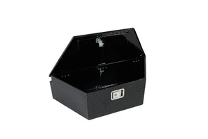 Aluminum Alloy Trapezoid Pickup Truck Toolbox-Waterproof Powder Coated Thickened Irregular Design Portable Multi-Purpose Storage