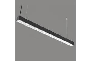 Modern LED Linear Light Linkable Fixture Lens for Office Supermarket Seamless Connection Linear Light