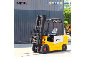 Mini Electric Forklift Battery Powered Stacker 2 Ton 2.5Ton Compact For Home Warehouse Use