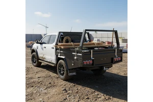 Customized Manufacturer Direct Sales Aluminum Ute Tray 4x4 Toolbox Canopy Waterproof Storage Ute Metal Tray For Sale
