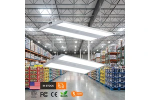 Energy Efficient Indoor Lighting SMD2835 Chip Canopy LED Linear High Bay Light for Warehouses and Exhibition Light