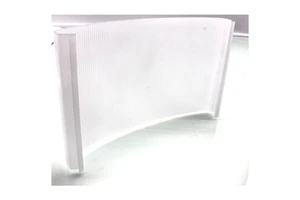 Modern Led Pendant Strip Linear Fixture with Clear Transparent Tri-Proof Lampshade for Light Covers