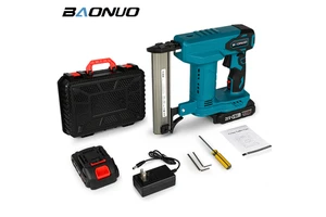 Factory Wholesale 21V Battery Powered Wireless Electric Nail Gun Industrial Grade Power Tool for Wood Working DIY Projects