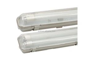 T8 LED Insect Proof, Dustproof, and Moisture-proof Integrated Bracket Lamp Plastic Integrated Three Proof Car Park Light 1.2m 9w