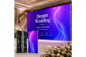 Customizable Hotel Ballroom Led Light Display Flexible Splicing Easy Installation for Weddings & Banquet Events