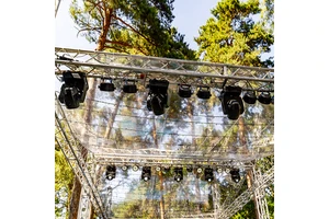 Aluminum Alloy Exhibition Truss Display System Spigot Stage Lighting With Round Square Triangle Patterns Truss
