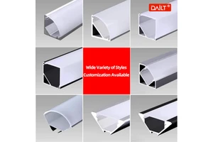 Surface Mounting Linear Lighting LED Strip Light 45/90 Degree Corner Aluminum Alloy Profile Housing Durable Dimmable 3-Year