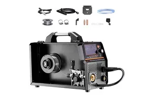 160A Synergic MIG Welder 4-in-1 Gas MIG/Flux Core MIG/Stick/Lift TIG Multi-Process 110V/2V Welding Equipment Model D0100X3F04J