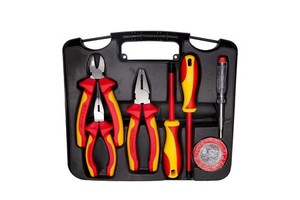 7-Piece VDE1000V Insulation Manual Tool Set Hand-Power Source with Customizable OEM Support Packaged in Hard Case