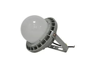 Factory LED Explosion-Proof Anti-Glare Three-Proof Round Ceiling Floodlight Lamp for Food Warehouse & Chemical Plant Lighting