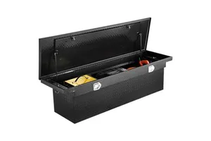Heavy Duty Aluminum Crossover Truck Tool Box 71x27x18 Inch Diamond Texture Pick for Bed RV Trailer Model D0100XU6MFV