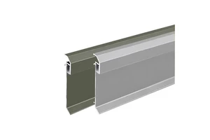 5cm High Luminous LED Light Strip with Skirting Board, Aluminum Alloy Skirting Board, Light groove Skirting Board