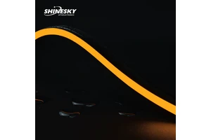 Side Bend Horizontal 1220 Black Silicone Neon Strip DC24V Unique Black Lamp Body Uniform Luminous Waterproof Led Neon Light