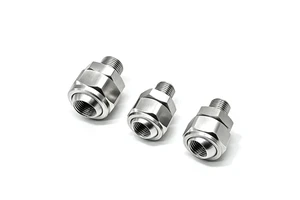 Hydraulic Oil Hose Fitting Stainless Steel 360 Rotary Union Adjustable Connector