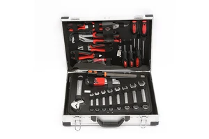 266PCS OEM Tool Kit Multi Function Aluminum Ratchet Socket Steel Wrench Set Tool Box Set Hand Tool Sets