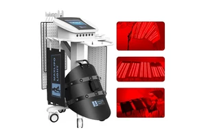 2026 New Design 5D Pro Max Lipo LED Weight Loss 635nm 940nm Dual Wavelength Pain Therapy for Face & Body with EU Plug