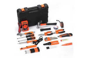 29-Piece Electronics Repair Tool Kit with Multimeter & Soldering Kit, Portable Hand Tool Set for Home Electrical Maintenance