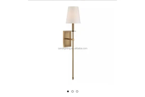 American Industrial Farmhouse Style Retro Glass Iron Wall Lights Hallway Staircase Wall Mounted E26 Bedside Lamps Home Decor
