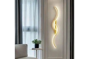 Design Creative Minimalist Line Decoration Flower Wall Lights Lamp Interior Colorful Indoor Modern Led Wall Lamps
