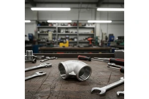 Cast Equal Pipe Fitting Male Connection Grinding Surface OEM ODM Custom 1Year Warranty Industrial Plumbing