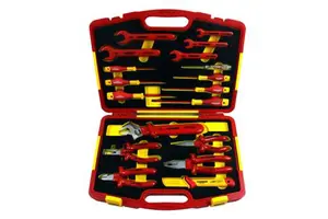 99LB004 Professional Electrician Finework Mechanic 1000V Hand 18PCS VDE Insulated Tool Set