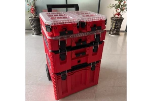 Professional Battery Tool Set Box with Wheels Heavy Duty Mechanical Tool Storage Cabinet for Automotive & Home Use for Milwaukee