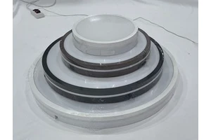 Modern 15W AC Powered Tri-Proof LED Lamp Ceiling Light Patented Design for Bathroom Waterproof Usage