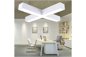 New Design 3CCT X-Shaped Cross Connector Led Linear Light for Modern Office