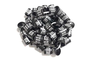 Bague Pigeon En Aluminium, Anillos De Aluminio Para Paloma 10mm, Anelli Per Uccelli In Alluminio New Model Aluminum Pigeon Ring