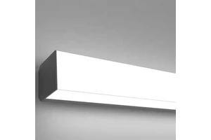 4ft Anonidzed Aluminum High Lumen Output 270 Degrees Illumination Linear LED Wall Light with Blueteeth Control for Shop