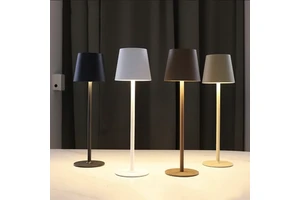 Hot Selling Nordic Style Rechargeable Table Lamp Modern Portable Electric Metal Desk Lamp Small Battery Cordless Reading Lamp