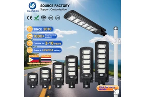 High Quality Outdoor Ip67 Waterproof Road Lamp ABS 200W 400W 600W 800W 1000W 1200W All in One Integrated Solar Led Street Light