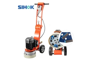 110V 220V Light Weight 10Inch Epoxy Floor Concrete Grinder Polisher Machine 250mm