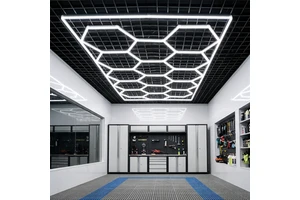 Competitive Price 6500K Garage Honeycomb Light Hexagonal Led Light Stable Garage Ceiling Lights for Indoor Working