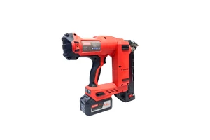 Industrial 10-50mm Brushless Electric Nail Gun Depth Adjustment T50 Furniture Staple Gun 20V 2.5AH Battery 3 Per Sec