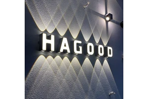 Modern 26 Letter Lamp IP65 Waterproof Aluminum Wall Lamp bar Hotel Room Bedroom Garden Decorative Led Wall Light