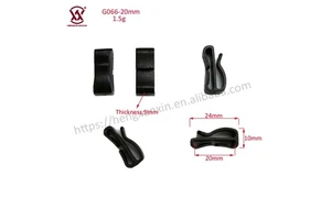Multi-size Quick Slip Keeper Buckle Clip Slider Buckle for Backpack Adjusting Strap Webbing