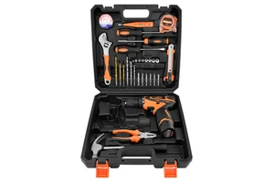 Electrician Tool Kit Professional Pliers Spanner Mechanical Workshop Tools Box Kit Set with Drilling Machine