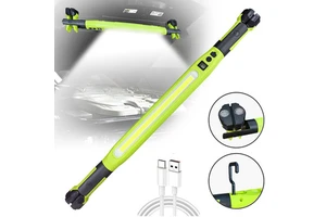 Magnetic Base & Hanging Hook COB LED Rechargeable Under Hood Work Light Bar