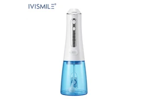IPX8 Waterproof 300ML Portable Oral Irrigator Cordless Dental Water Flosser 4 Modes Rechargeable Teeth Cleaning Travel Pick