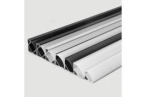 Triangular V-Top Corner 90-Degree Arc Aluminum Alloy Lamp Groove Open-Mounted Home Decorative Cabinet Line 90-Degree Arc Lamp