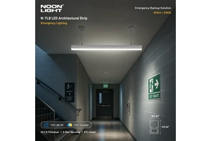 4ft LED Linear Light 130lm W CCT Power Selectable ETL DLC 5.1 Surface Mount For Parking Garage Lighting