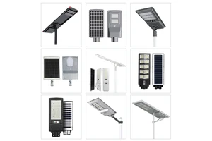 Hot Sale All in One Outdoor LED Solar Street Light Motion Sensor Home Light With Pole Road Light Price List China