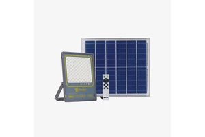 Outdoor Floodlight Aluminum Waterproof 100W Garden LED Solar Flood Light With Lithium LiFePO4 Battery Technology