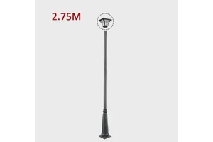 Complete Set Solar Split Street Light Poles 2.7m Splicing Pole IP65 CE Certified Outdoor LED Lamps for