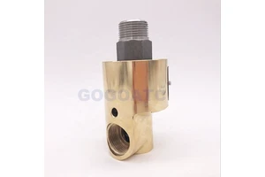 GOGO Left/Right-hand Thread High Temperature Industrial Cold Water Brass Swivel Fitting Rotating Connector 1 Inch Rotary Joint