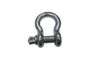 Wholesale Forged US Standard Bow Type Shackle With Screw Collar Pin UNC Thread Electric Galvanized Zinc Plated Rigging Hardware